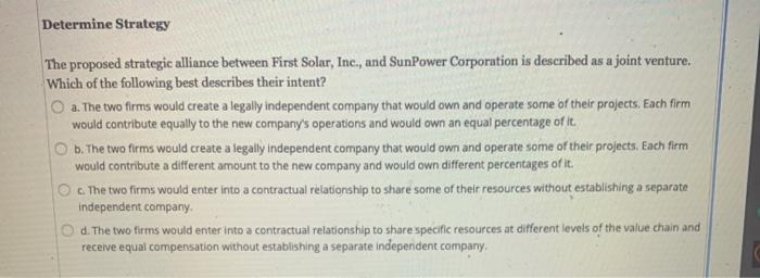 Analyze the Case Which of the following is an