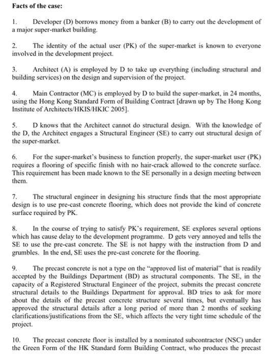 Advise B whether it can recover substantial