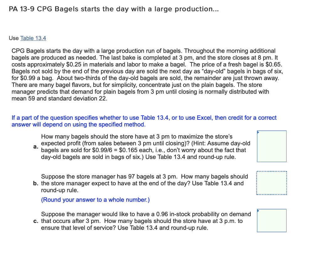 PA 13-9 CPG Bagels starts the day with a large