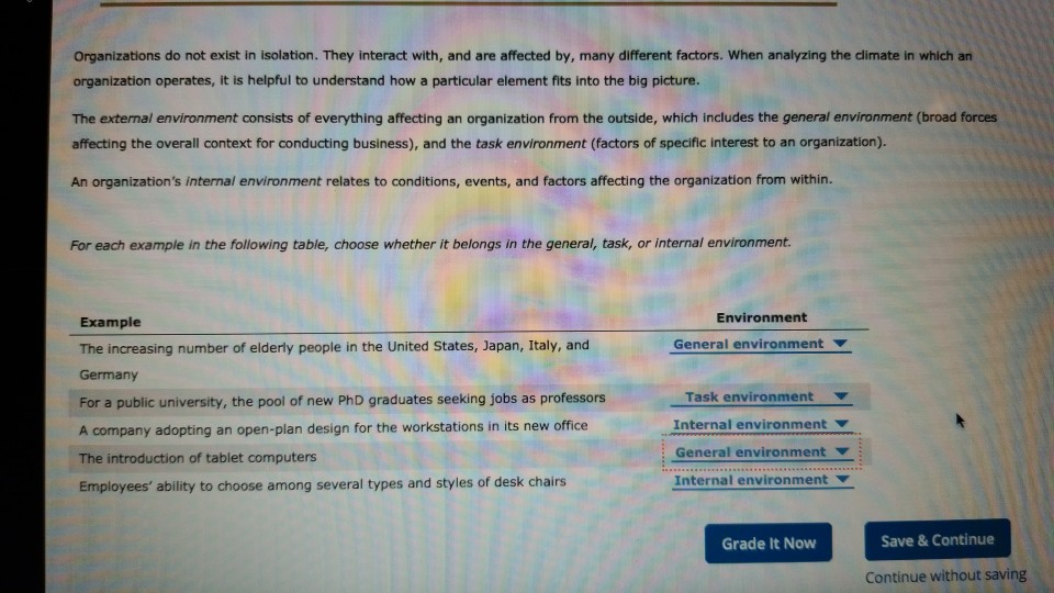 You can see that there are three choices: General