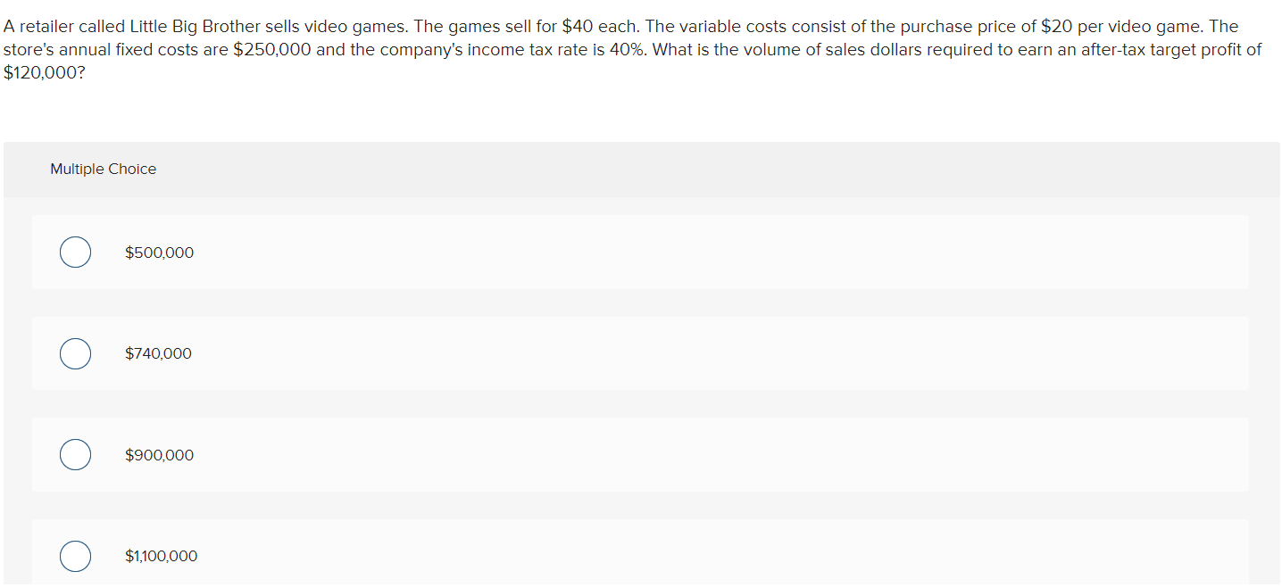 A retailer called Little Big Brother sells video