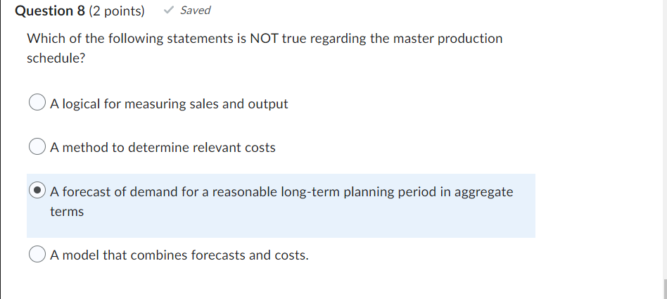 Question 15 (2 points) A uniform time basis