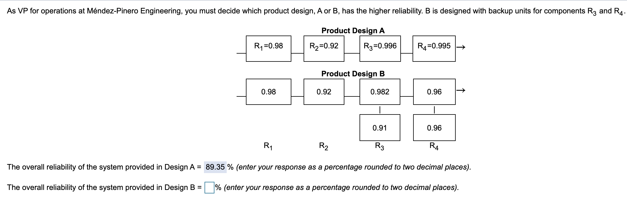 As VP for operations at Mndez-Pinero Engineering,