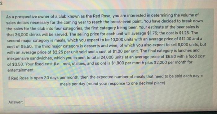 no need calculation or steps only ans