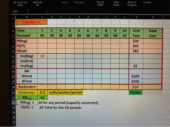 Please include formulas to type in excel. thanks!