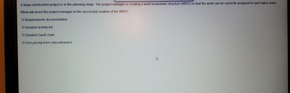 A large construction project is in the planning