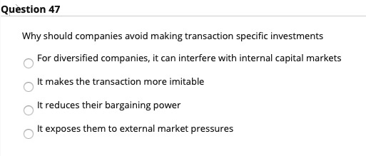 Question 45 2 points The following is an excerpt