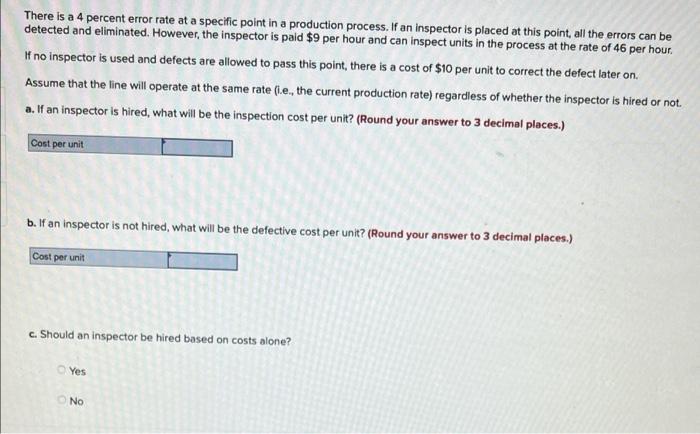 There is a 4 percent error rate at a specific