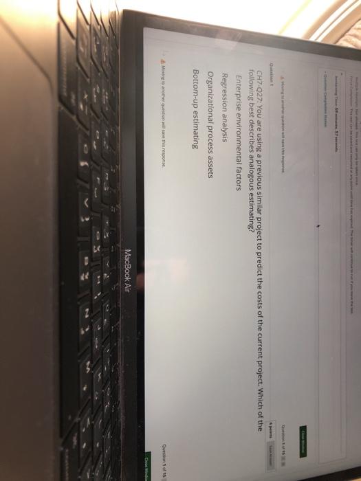 CH7-027: You are using a previous similar project