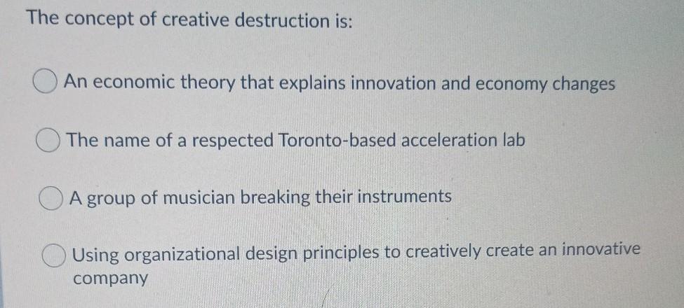 which is the right answer? The concept of