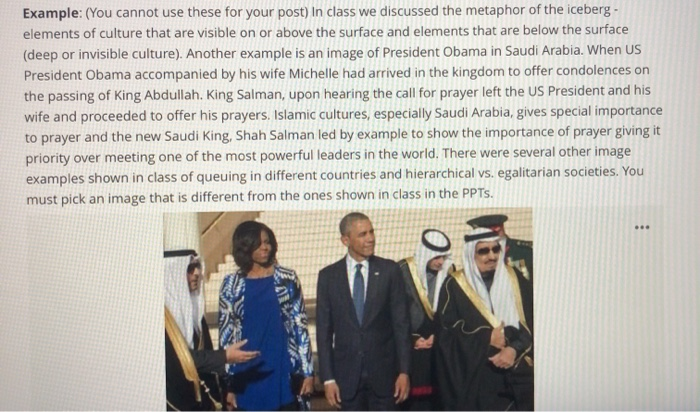 Image of culture Describe the image of cultured.