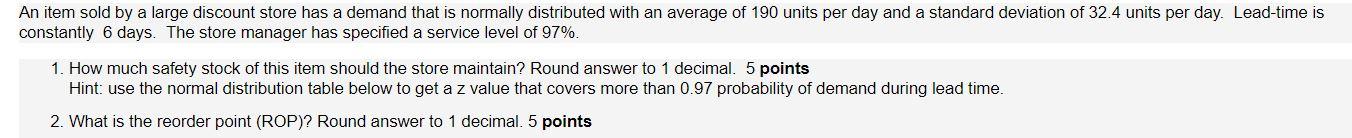 undefined An item sold by a large discount store