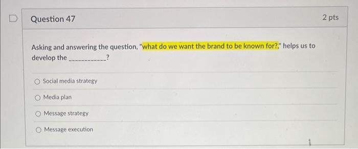 Asking and answering the question, "what do we