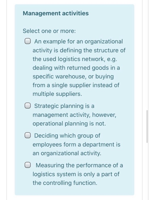 this is the question only which statements are