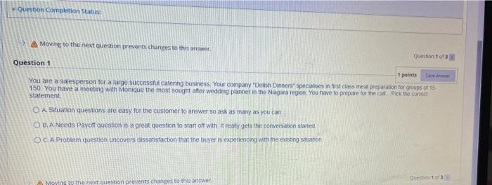 this is professional selling subject. Question