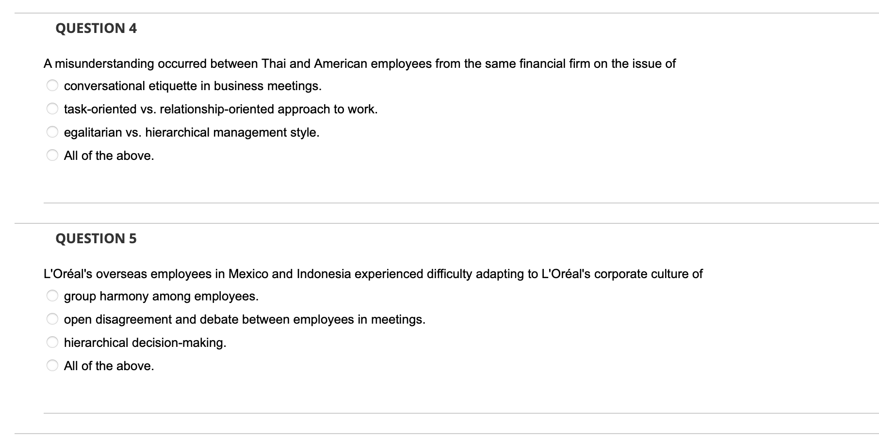 When companies internationalize, implicit