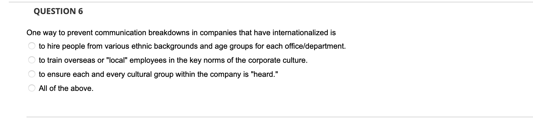 When companies internationalize, implicit