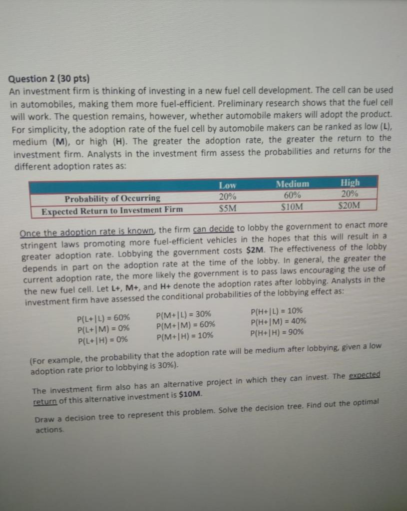 Decision and Risk Analysis Decision and Risk