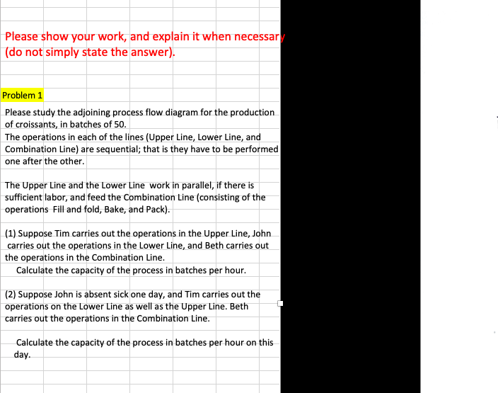 Please show your work, and explain it when