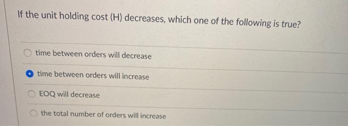 When both the demand and unit holding cost