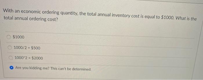 When both the demand and unit holding cost