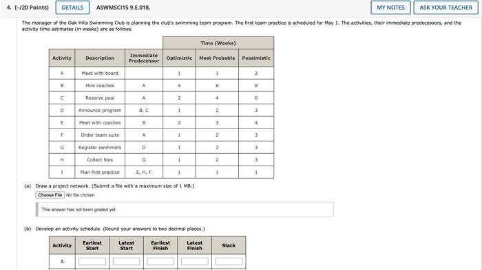 Hi! Please signify ALL answers legibly so I can
