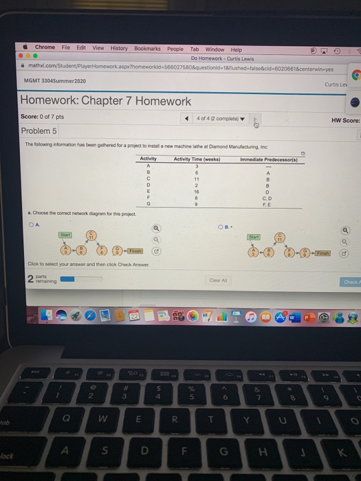 Chrome File Edit View History Bookmarks People