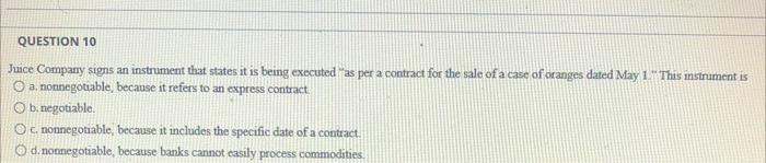 QUESTION 7 Jaime signs an instrument using a "T"