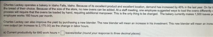 Charles Lackey operates a bakery in Idaho Fals,