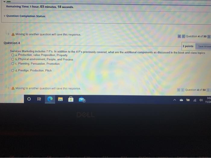 A Moving to another question will save this