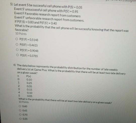 I got limited time. 10 mins dssign 5) Let event