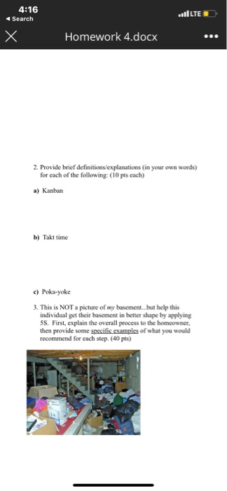 4:16 Search vilLED Homework 4.docx 1. In your own