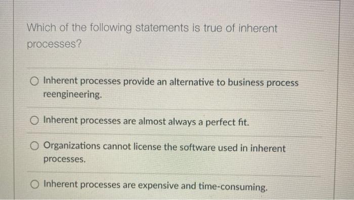 Which of the following statements is true of