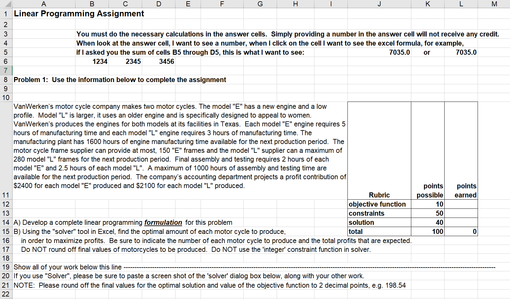 Could you provide a step by step on how to solve