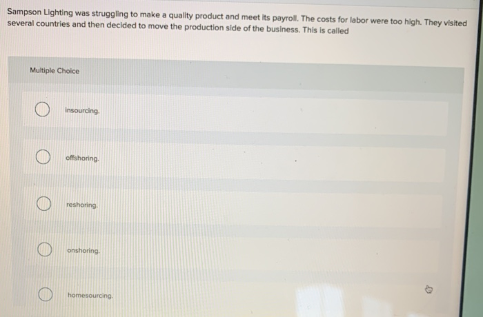 Sampson Lighting was struggling to make a quality