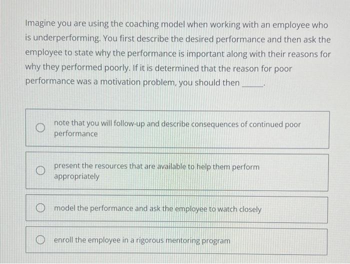 Ensuring a person knows exactly what needs to