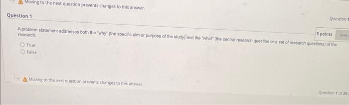 This is a research methods class A problem