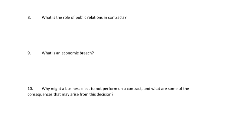 8. What is the role of public relations in
