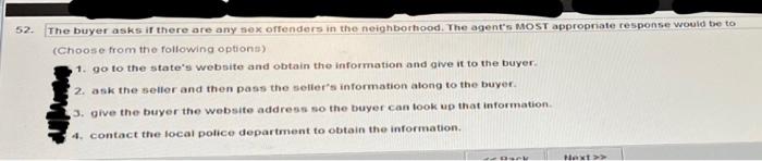 1 (Gha)e from thie following optians) 1. ask his