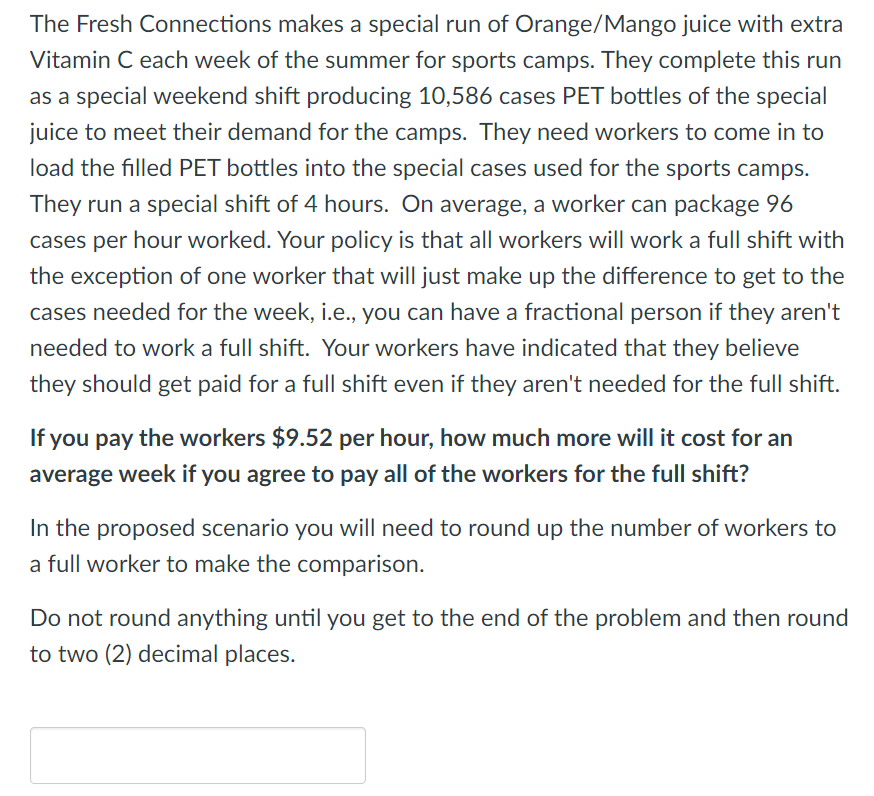 The Fresh Connections makes a special run of