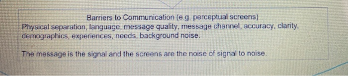 which barrier of communication best work with