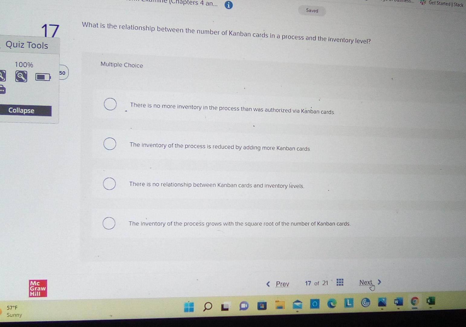 (Chapters 4 an... + Get Started Slack Saved What