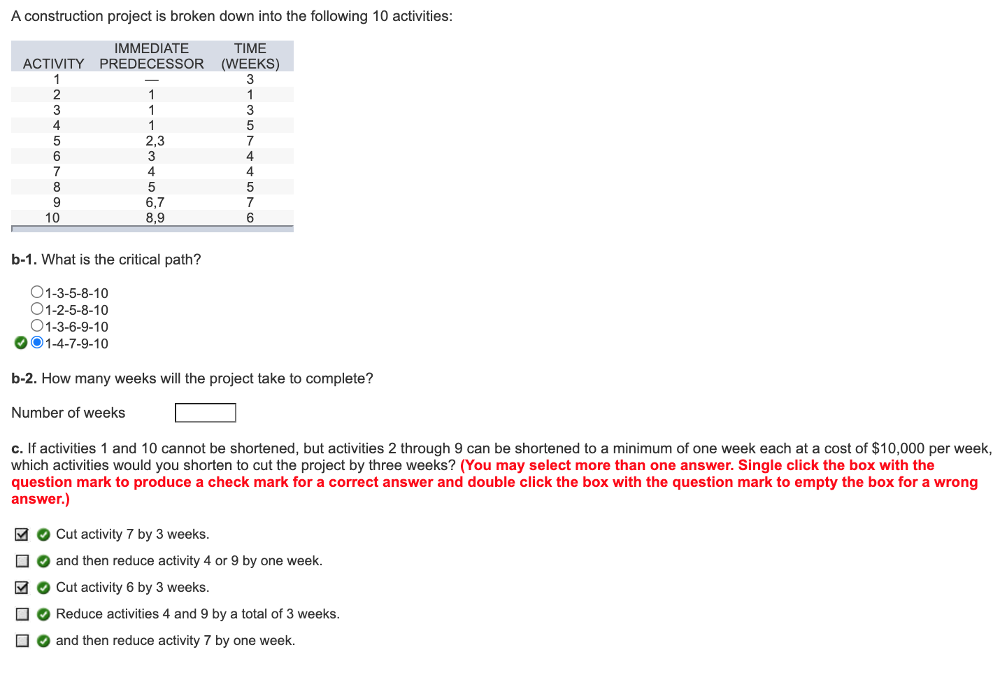 I need help with b-2. Thanks in advance! A