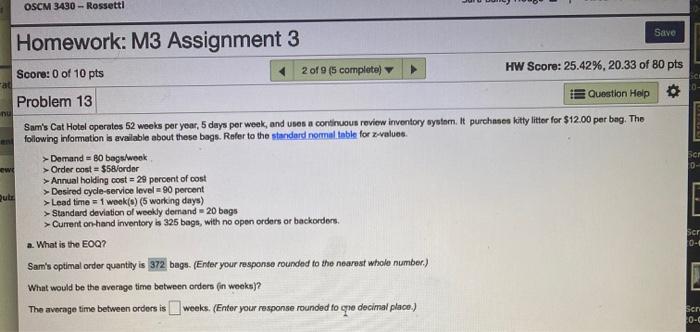 OSCM 3430 - Rossetti ca nu Bot 0- ew Homework: M3