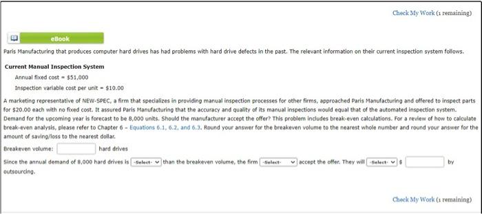 Check My Work (1 remaining) eBook Paris