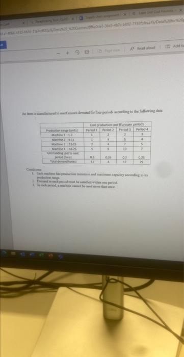 6. Perition : 11 dei Reriod 2:so Fenoe 3: W:21,