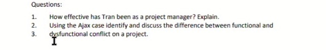 ajax project case study 1. Questions: How