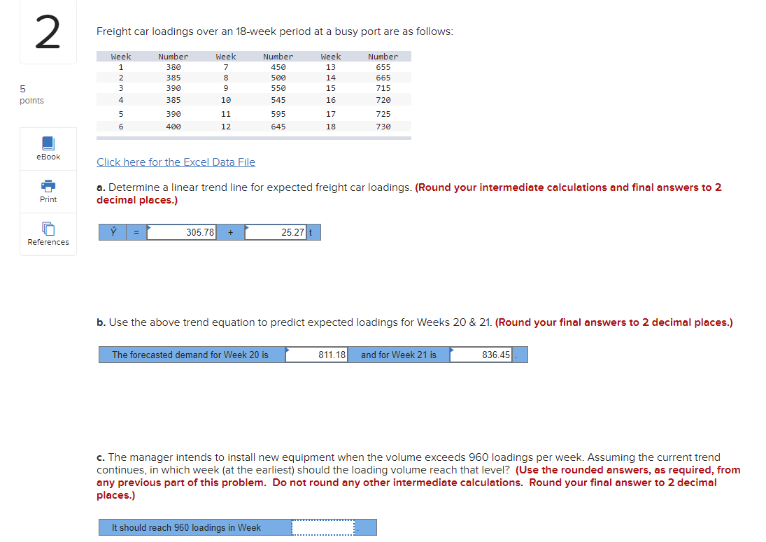 Need help with part C please 2. Freight car
