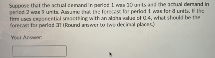 a) b) Given forecast errors of -1, 4, 8, and 3.5,