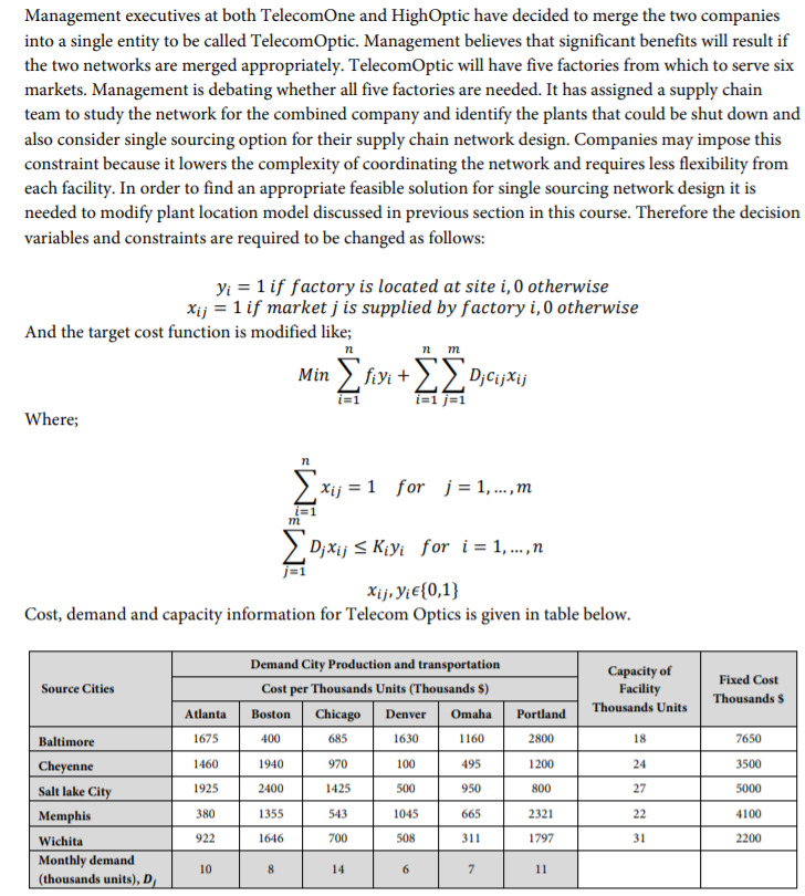 Management executives at both TelecomOne and High